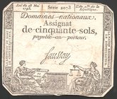 France 50 Sols 1793

P# A70b