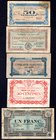 France Lot of 5 Banknotes 1916 - 1918

50 - 50 - 50 - 50 Centimes, 1 Franc; Chambre De Commerce; VF