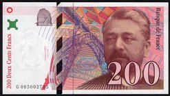 France 200 Francs 1999

P# 159; № G 085002705; UNC-; "Alexandre Gustave Eiffel"