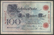 Germany - Empire 100 Mark 1898 RARE

P# 20a; № 3099725A