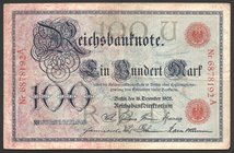 Germany - Empire 100 Mark 1905 RARE

P# 24a; № 6878192A