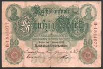 Germany - Empire 50 Mark 1908 Rare

P# 32; № B1844977
