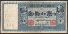 Germany - Empire 100 Mark 1909 Rare

P# 38; № B2187306