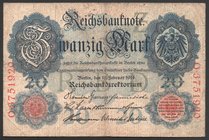 Germany - Empire 20 Mark 1914 7 Digit

P# 46b; № O3751920