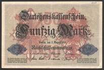 Germany - Empire 50 Mark 1914 7 Digit

P# 49b; № H3854897