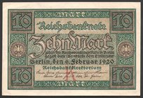 Germany - Weimar Republic 10 Mark 1920

P# 67a; № X2985886; AUNC