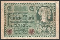 Germany - Weimar Republic 50 Mark 1920

P# 68; № B8498172