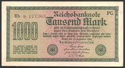 Germany - Weimar Republic 1000 Mark 1922

P# 76; № Rb177363