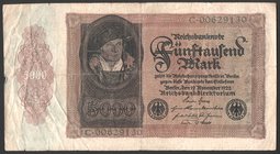 Germany - Weimar Republic 5000 Mark 1922 Rare

P# 78; № C00629130