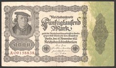 Germany - Weimar Republic 50000 Mark 1922

P# 79; № A09158838