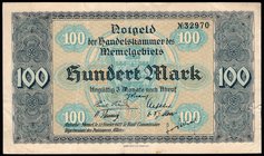 Germany - Weimar Republic Memel 100 Mark 1922 Notgeld

P# 9; # 32970