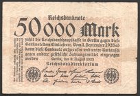 Germany - Weimar Republic 50000 Mark 1923

P# 99; № No
