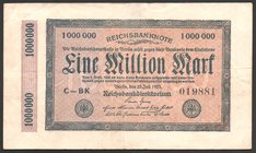 Germany - Weimar Republic 1000000 Mark 1923

P# 93; № С-BK019881