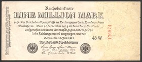 Germany - Weimar Republic 1000000 Mark 1923

P# 94; № 43W176874