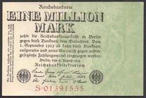 Germany - Weimar Republic 1000000 Mark 1923

P# 101; № S01391555; AUNC