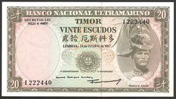 East Timor 20 Escudos 1967

P# 26; № 1222440; UNC