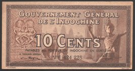 French Indochina 10 Cents 1939 RARE

P# 85e; aUNC (No Folds); Format LL000000; RARE!