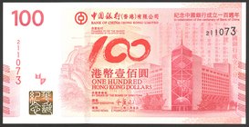 Hong Kong 100 Dollars 2012 Commemorative Rare

P# 346; № 211073; UNC; No Prefix; RARE!