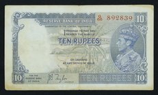 India 10 Rupees 1937

P# 19; # G66 892839
