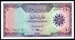 Iraq 10 Dinars 1959 (ND)

P# 55a; UNC