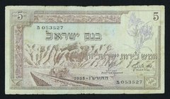 Israel 5 Lirot 1955

P# 26; # 053527