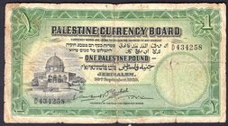 Palestine 1 Pound 1929

P# 7b; F-