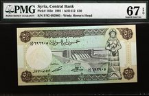 Syria 50 Pounds 1991 AH 1412 PMG 67

P# 103e
