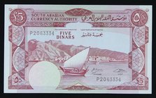 Yemen 5 Dinars 1965 UNC-

P# 4b; P2063334