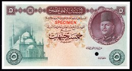 Egypt 5 Pounds 1946 (ND) SPECIMEN

P# 25ct; Color Trial Specimen; UNC