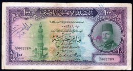 Egypt 100 Pounds 1950

P# 27a; F