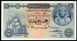Egypt 5 Pounds 1958

P# 31; UNC
