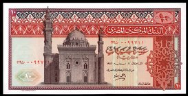 Egypt 10 Pounds 1972

P# 46; Signature 14; UNC