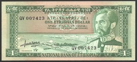 Ethiopia 1 Dollar 1966 RARE

P# 25; № QV 007423; UNC; RARE!