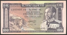 Ethiopia 100 Dollars 1966 VERY RARE

P# 29; № C 277035; UNC- (No Folds); VERY RARE!
