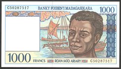 Madagascar 1000 Francs 1994

P# 76; № C 50287517; UNC