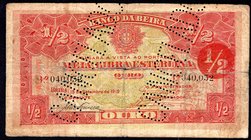 Mozambique 1/2 Libra 1919 CANCELLED

P# R5; F-