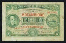 Mozambique 1 Escudo 1921

P# 66b; # 942,502