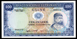Portuguese Guinea 100 Escudos 1971

P# 45a; UNC