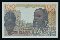 West African States 100 Francs 1965 UNC-

P# 101Ae; O.244 B 608891321
