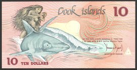 Cook Islands 10 Dollars 1987

P# 4; UNC