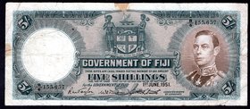 Fiji 5 Shillings 1951

P# 37k; F