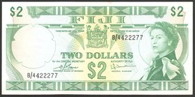 Fiji 2 Dollars 1974 RARE

P# 72; № B/4 422277; RARE!