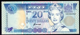 Fiji 20 Dollars ND

P# 99a; UNC