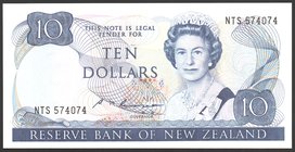 New Zealand 10 Dollars 1981 -1989

P# 172; № NTS574074; UNC