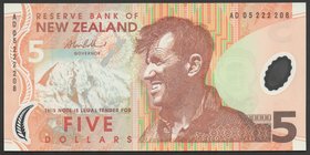 New Zealand 5 Dollars 2005

P# 185; № AD 05222208; UNC; Polymer; "Sir Edmund Hillary"