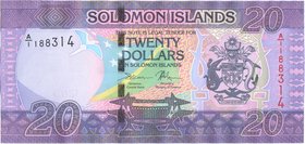 Solomon Islands 20 Dollars 2017

P# 34 ;141x66mm; UNC