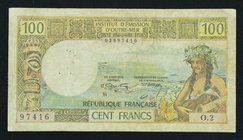 Tahiti 100 Francs 1969

P# 23; # O.2 97416