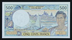 Tahiti 500 Francs 1985 UNC

P# 25d; # S.3 95439
