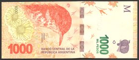 Argentina 1000 Pesos 2017 Prefix A

P# 366; UNC