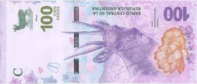 Argentina 100 Pesos 2018

P# New ;155x65mm; UNC